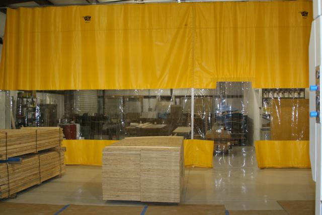 Industrial Divider Curtain Partitions