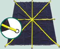 Debris Lifting Tarps and Snow Removal Tarps  
