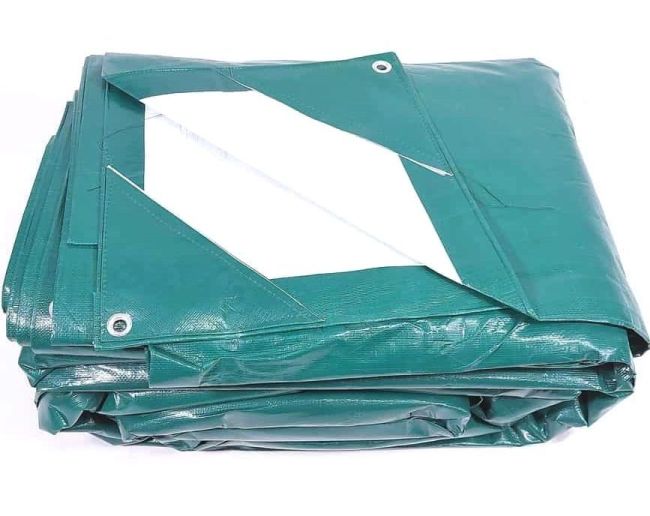 Green Super HD Poly Tarp With Reinforced Corners