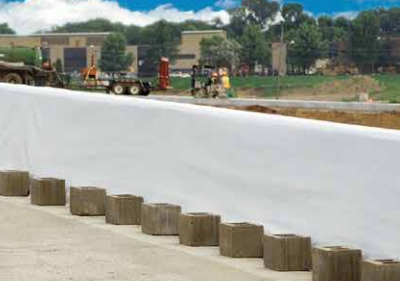 Concrete Curing Blankets - Wet Curing 21 Mil - White - 16 Rolls 9' x 250