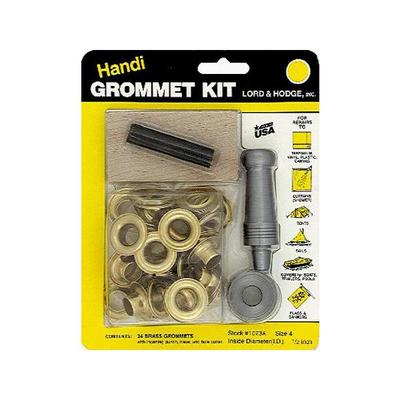 Tarps Now Heavy-Duty Brass Grommets Kit with Plain Washers - Rust Proof  Eyelet for Tarp Repair or Addition and Replacement - #2 (3/8 Hole), (144