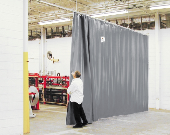 Stock Size Industrial Curtains