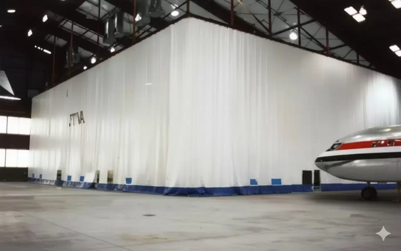 Aircraft Curtain Hangar Partitions 