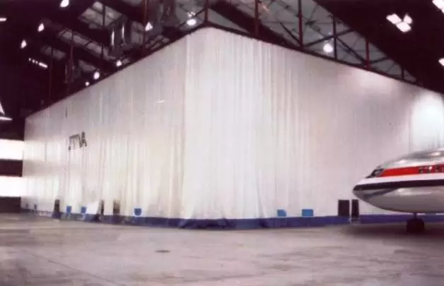 Aircraft Curtain Hangar Partitions 