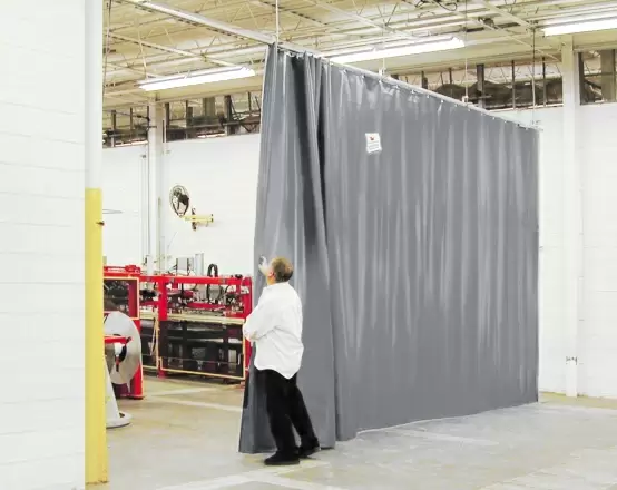 Stock Size Industrial Curtains