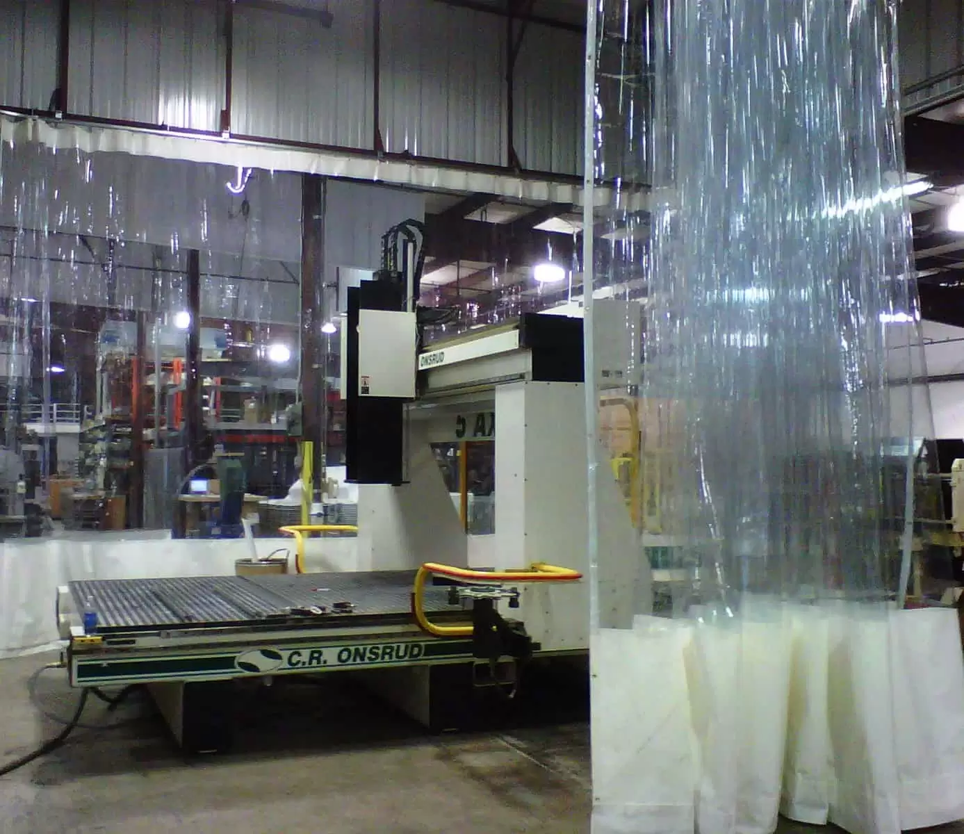 Woodworking Dust Control Curtains