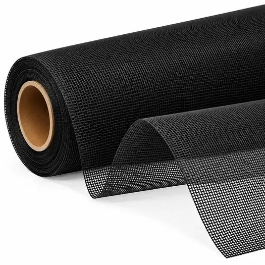Black 10 oz Vinyl Coated Mesh 61