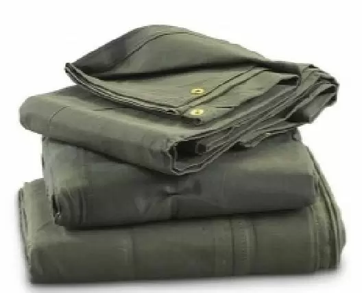 12 oz Canvas Tarps - Fire Retardant -  Water Resistant