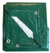 Super Heavy Duty Green White Poly Tarps
