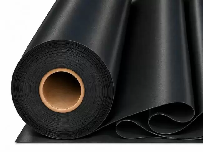 Black 22 oz Polyester Vinyl Coated Fabric - 126