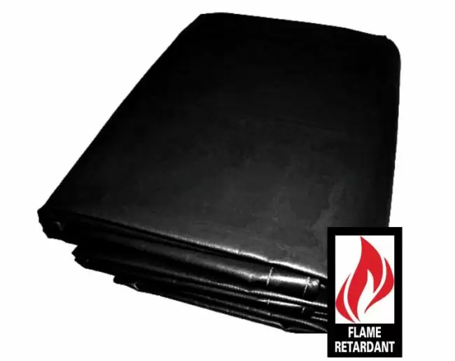 Black Vinyl Salvage Cover and Runner