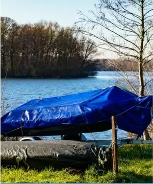 Blue Poly Tarps by the Case | Economical | Waterproof Tarps
