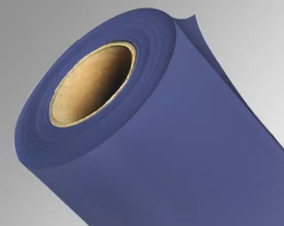 Royal Blue 22oz Vinyl Coated Polyester Fabric Roll