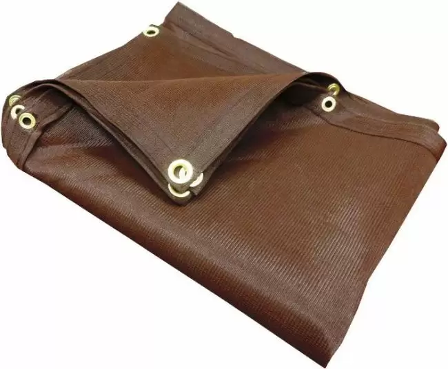 Brown Mesh Shade Tarp