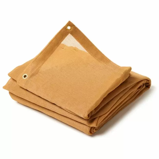 Tan Mesh Shade Tarp
