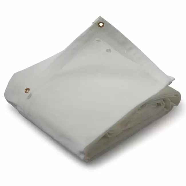 White Mesh Shade Tarp 20 x 20 Sale Tarp