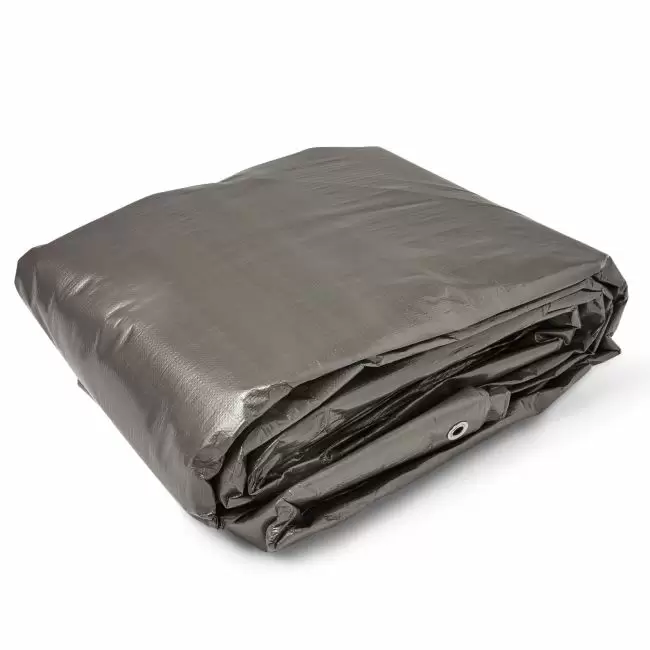 Silver Fire Retardant Poly Tarps | 12 Mil | Heavy Duty Tarps
