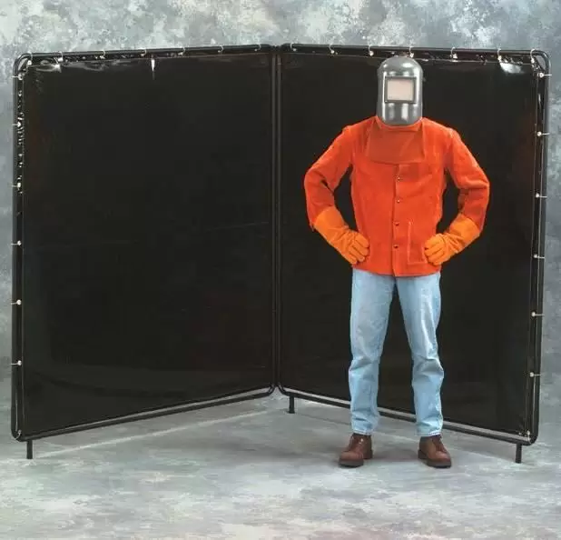 Freestanding Two Panel Welding Screen