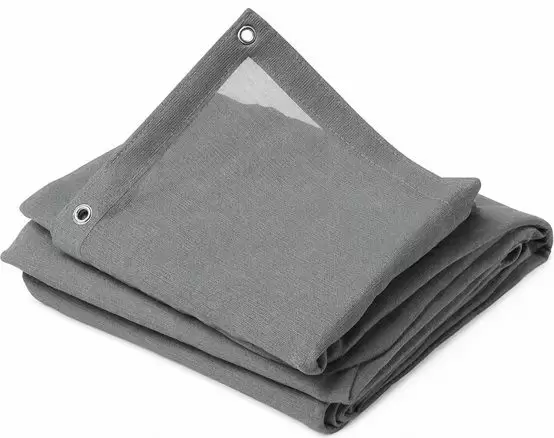 10 x 15 Gray Mesh Tarp | 86% Shade | Sale Tarps