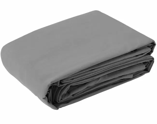 Gray Waterproof Canvas Tarp