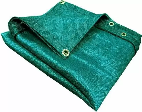 10' X 20' Forest Green Mesh Tarp - 86% Shade - Sale Tarp