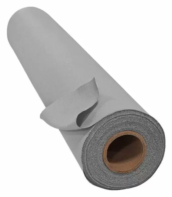 Gray Silicone Coated Fiberglass Fabric By The Yard / Roll
