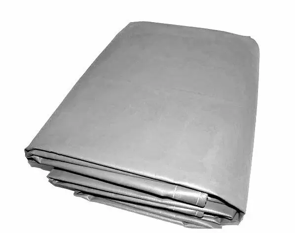 Gray Heavy Duty Waterproof Vinyl Tarp - 24 x 24 - Sale Tarp