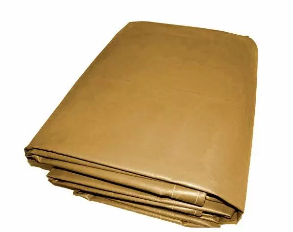 Tan 27 oz Vinyl Flame Resistant Tarps