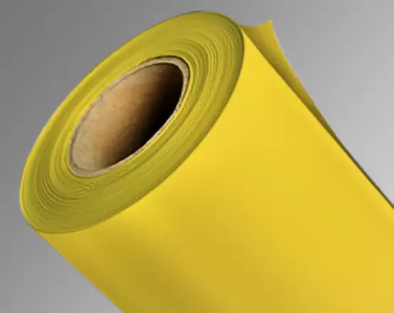 Yellow 40 oz Vinyl Coated Fabric Roll