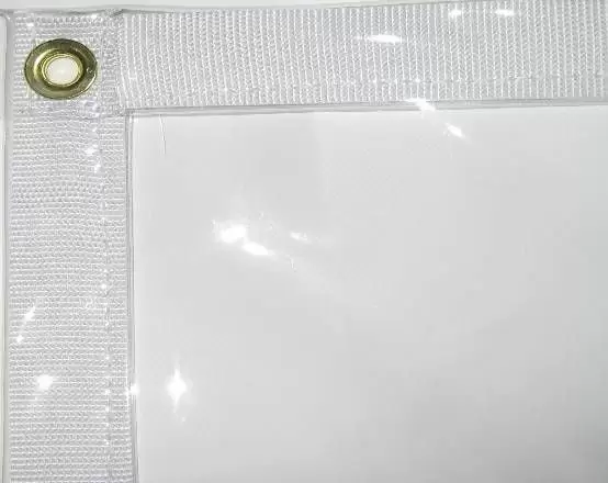 8' X 10' Clear Vinyl Tarps - 30 Mil - Waterproof