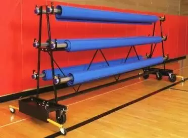 6 / 8 / 10 ROLL Mobile Storage Rack - Gym Floor Covers