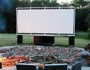 Outdoor Movie Screen Tarp