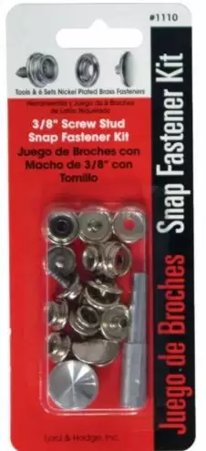 Snap Fastener Kit - 3/8