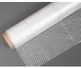 String Reinforced Clear Poly Fabric by the Yard