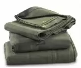 12 oz Canvas Tarps - Fire Retardant -  Water Resistant