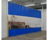 Blue Industrial Curtain
