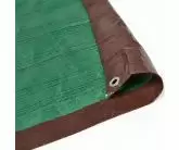 Green/Brown Poly Tarp