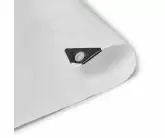 White Fire Retardant Poly Tarp