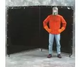 Freestanding Two Panel Welding Screen