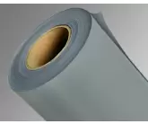 Gray 10oz Vinyl Coated Polyester Tarp Fabric