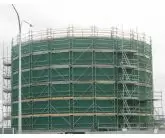 Green Debris Construction Netting