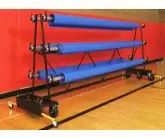 6 / 8 / 10 ROLL Mobile Storage Rack - Gym Floor Covers