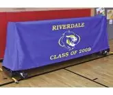 Gym Floor Cover Mobile Storage Rack Cover