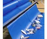 Gym Floor Cover Rack Brush Attachment