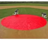 Royal Blue Wind Weighted Baseball Mound Covers