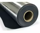 Noise Barrier Reinforced Vinyl with Foil Facing | .100 Thick | 16 oz