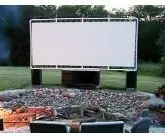 Outdoor Movie Screen Tarp