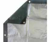 Green / Silver Poly Tarp