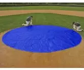 Royal Blue Wind Weighted Baseball Mound Covers
