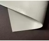 White Sound Blocking Fire Retardant 38 oz Vinyl Fabric